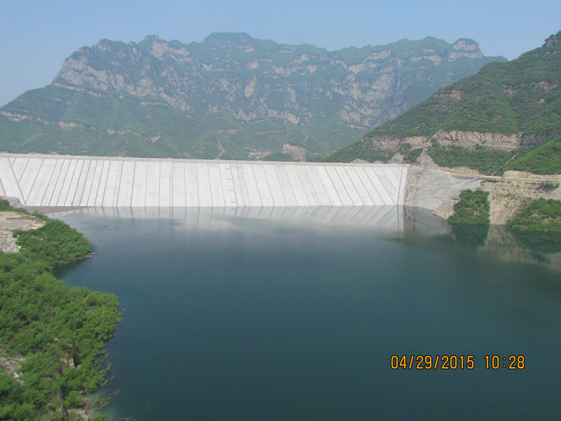 五四青年节参观在建的河口村水库